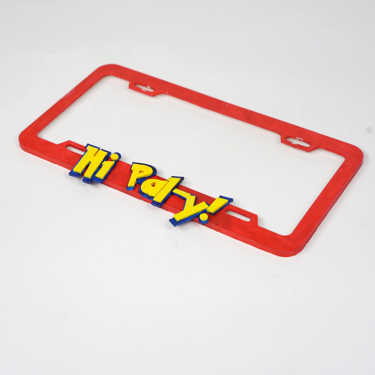 Hi Pal-y! License Plate Frame