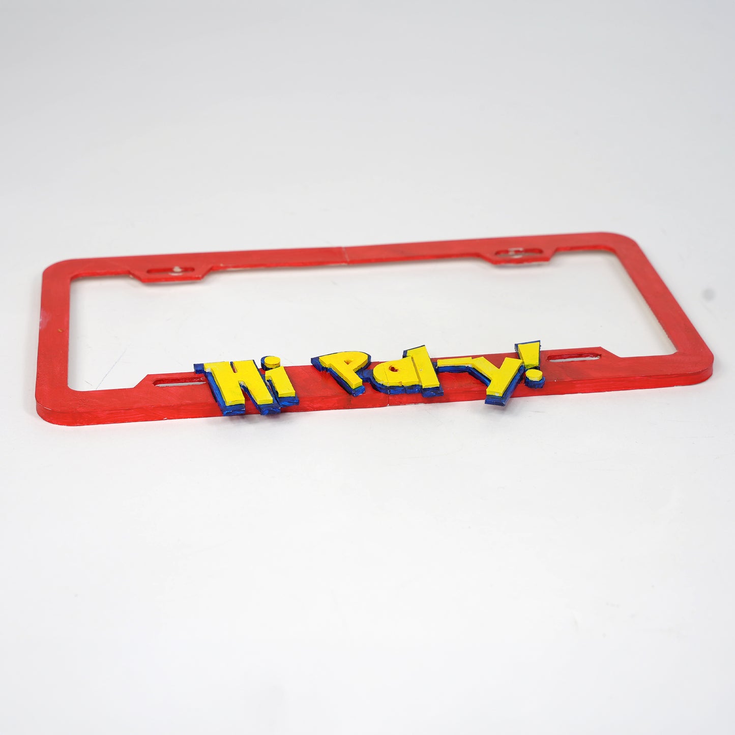Hi Pal-y! License Plate Frame