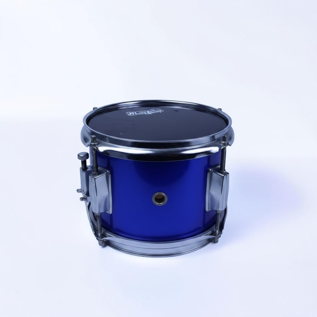 Outrageous Art Music Alley blue tom drum with chrome hardware and responsive drum head for young percussionists