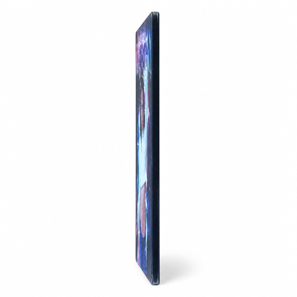 Outrageous Art The Ego CD album case shown from a side profile view featuring vibrant blue and purple cover art